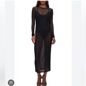 Good American Mesh Swim Cover Up